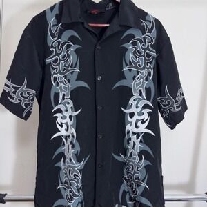 Y2K bowler button up shirt, Size Small fits more like a Medium